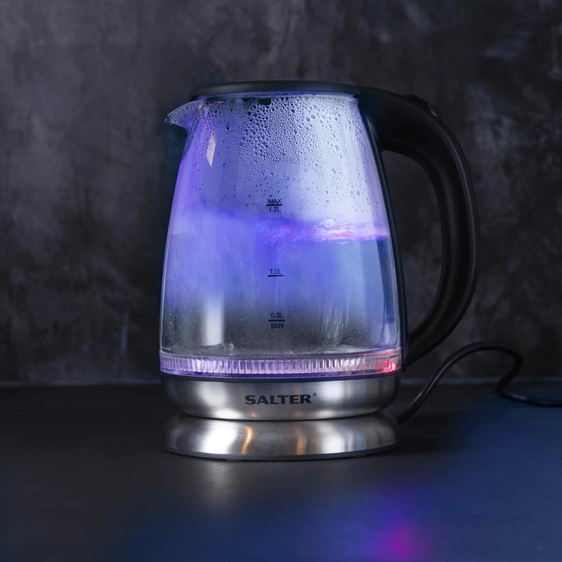 Product photo of Salter kettle with LED lights inside